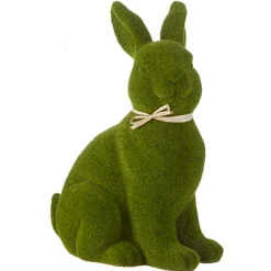 Raz 11" Moss Rabbit Easter Figure 4210156