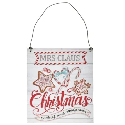 Raz 6" Mrs. Claus Christmas Ornament Sign 4116220