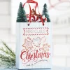 Raz 7.75" Mrs Claus Christmas Shopping Bag Ornament 4119022