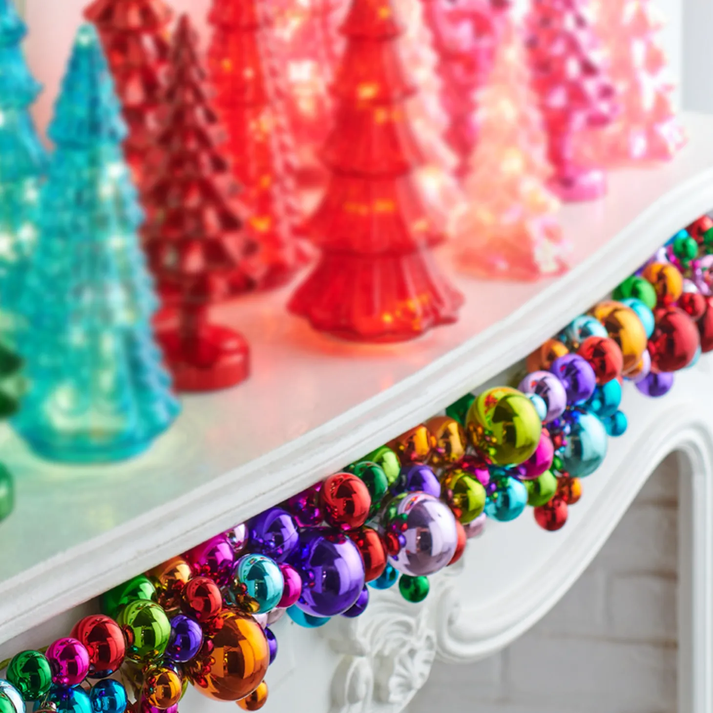 Raz 6' Multicolor Ball Christmas Garland G4202280