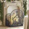 Raz 48" Nativity Metal Fire Place Screen Christmas Decoration 4228936