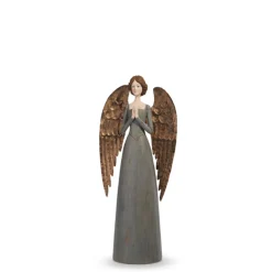 Raz 15.75" Or 17.75" Blue Santos Angel Christmas Figure