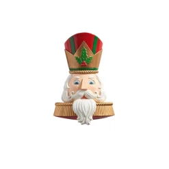 Raz 12' Or 21.5" Christmas Nutcracker Bust Hanging Wall Decoration