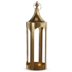 Raz 21" Or 24" Gold Christmas Lantern
