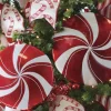 Raz 10" Or 12" Large Peppermint Christmas Ornament