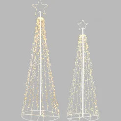 Raz 4.5' Or 6' Lighted Tree Outdoor Christmas Decoration