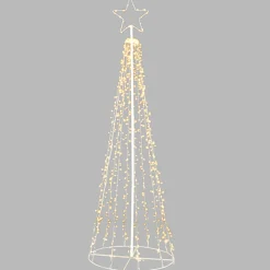 Raz 4.5' Or 6' Lighted Tree Outdoor Christmas Decoration