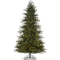 Raz 7.5' Or 9' O Tannenbaum Nordic Fir Real Feel Christmas Tree With Brilliant LED Lights