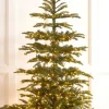 Raz 7.5' Or 9' O Tannenbaum Norwegian Spruce Real Feel Christmas Tree With Brilliant LED Lights