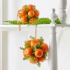 Raz 5" Or 6" Orange Pomander Christmas Ornament