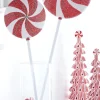 Raz 24" Or 30" Peppermint Lollipop Stem Christmas Tree Pick