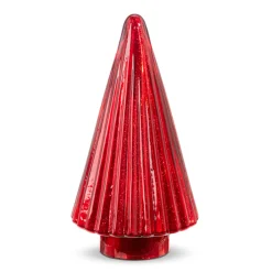 Raz 11.75" Or 15" Red Glass Tree Christmas Decoration
