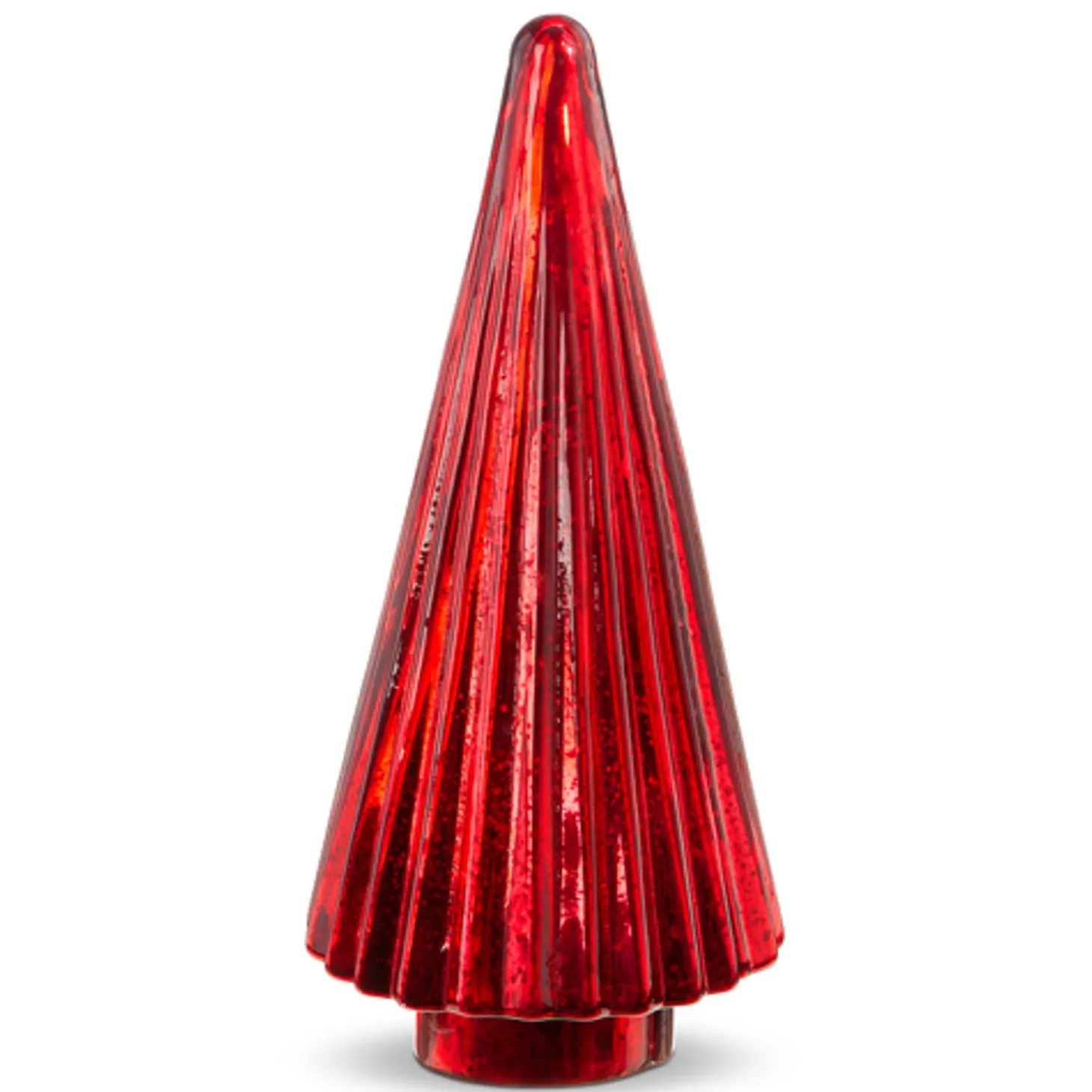 Raz 11.75" Or 15" Red Glass Tree Christmas Decoration