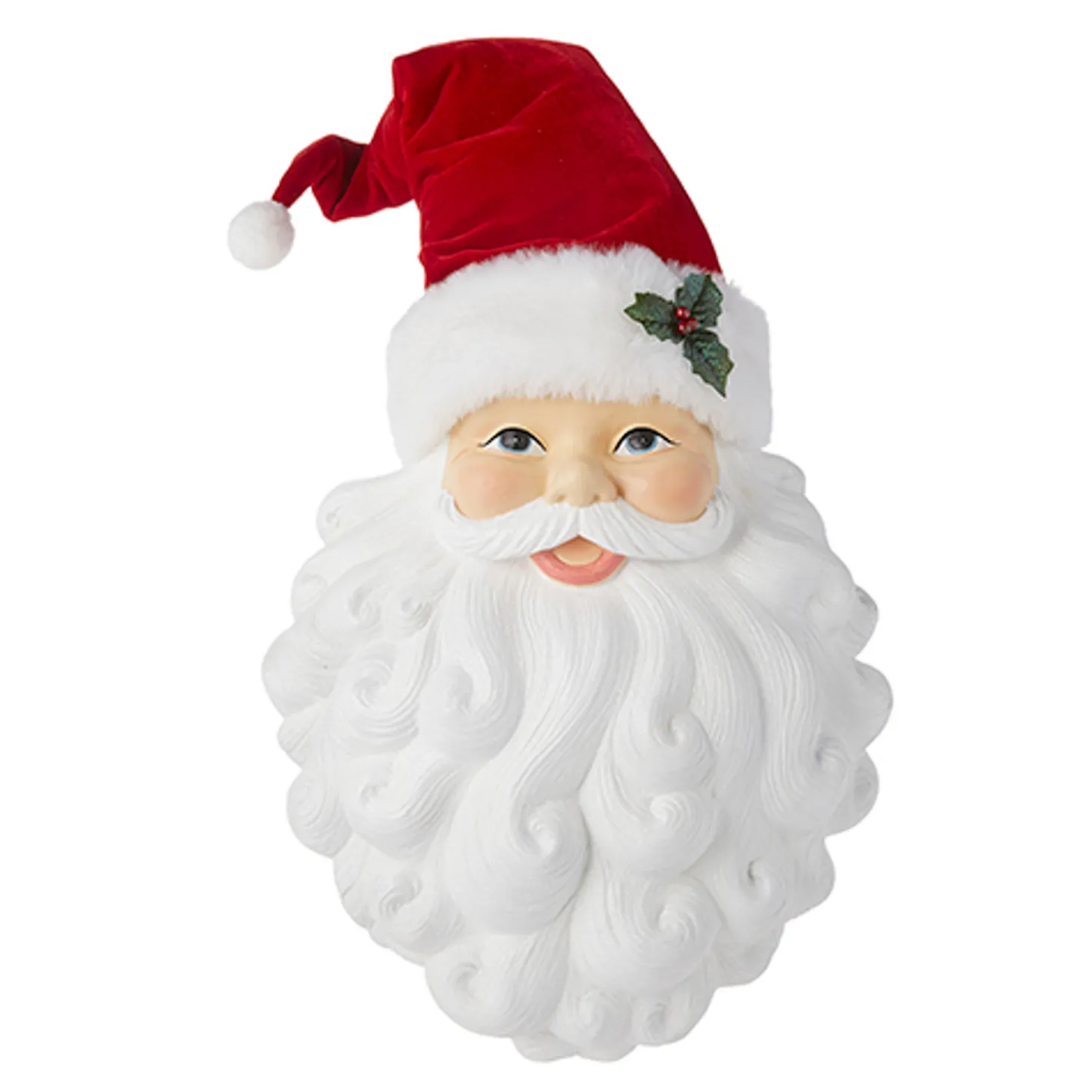 Raz 12" Or 21" Santa Face Wall Art Christmas Decoration