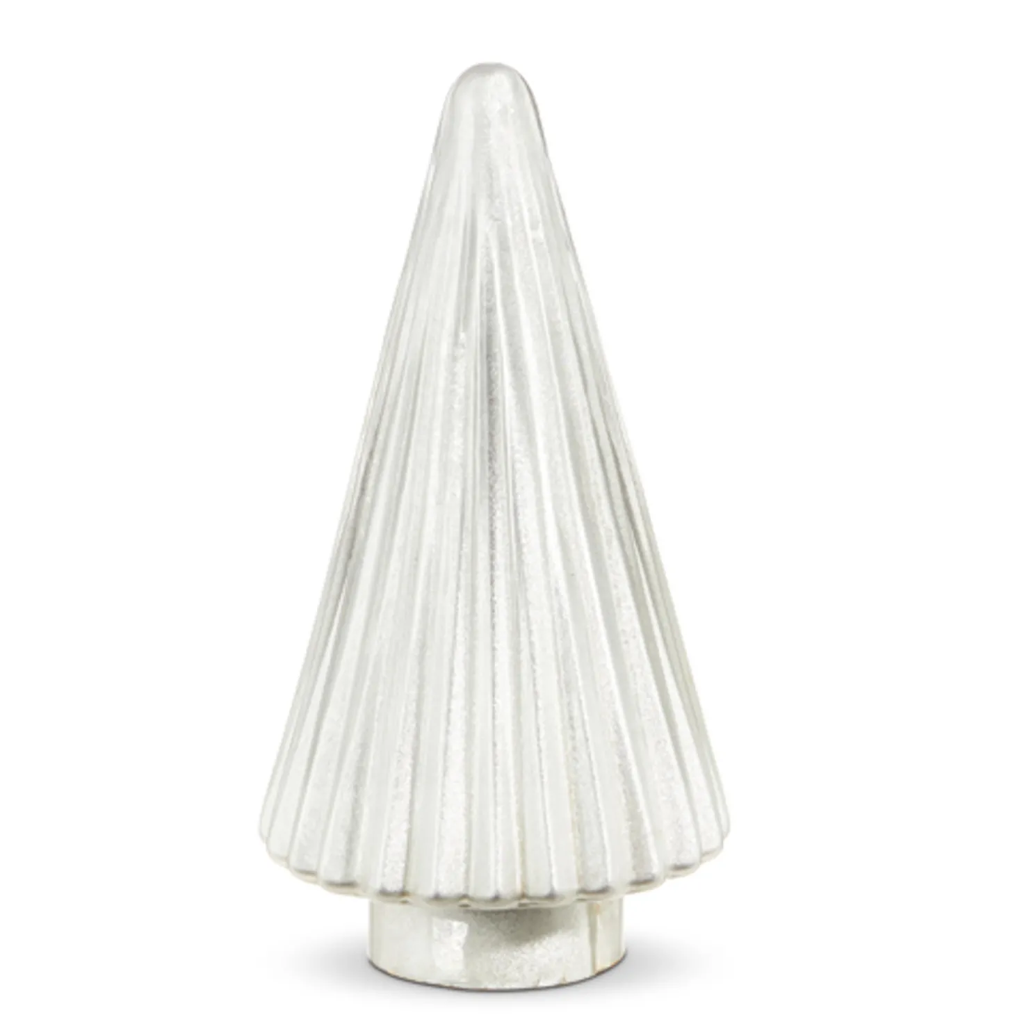 Raz 11.75" Or 15" Silver Glass Tree Christmas Decoration