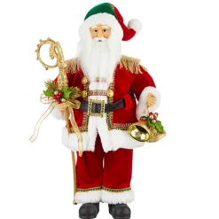 Raz 21.25" Or 24" Traditional Santa Christmas Figure