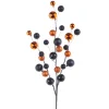 Raz 31" Orange And Black Ornament Ball Halloween Spray F4202447