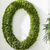 Raz 30.5" Oval Real Feel Cedar Christmas Wreath W4341737