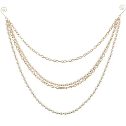 Raz 27" Pearl Chain Christmas Tree Garland G4417572
