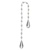 Raz 17" Pearl Chain Jeweled Drop Christmas Ornament 4416211