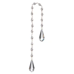 Raz 17" Pearl Chain Jeweled Drop Christmas Ornament 4416211