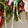 Raz 6' Pearl Christmas Tree Garland G4320040