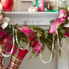 Raz 4" Pink And Green Plaid Wired Christmas Ribbon R4371764