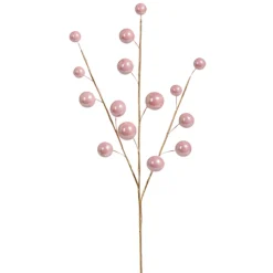 Raz 12" Pink Ball Christmas Tree Pick F4317551