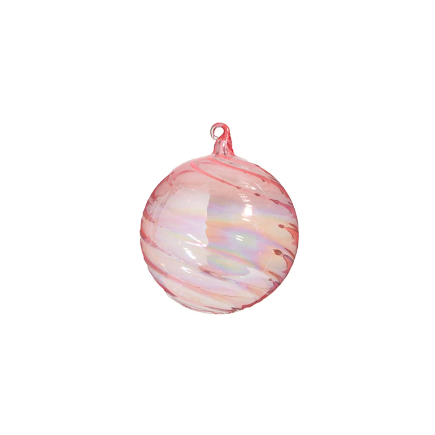 Raz 5" Pink Blown Glass Christmas Ornament 4324512