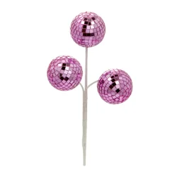 Raz 10" Pink Disco Ball Christmas Tree Spray F4432739