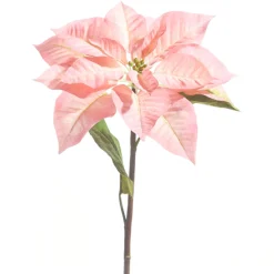 Raz 24.5" Pink Poinsettia Stem Christmas Tree Accessories F4341709