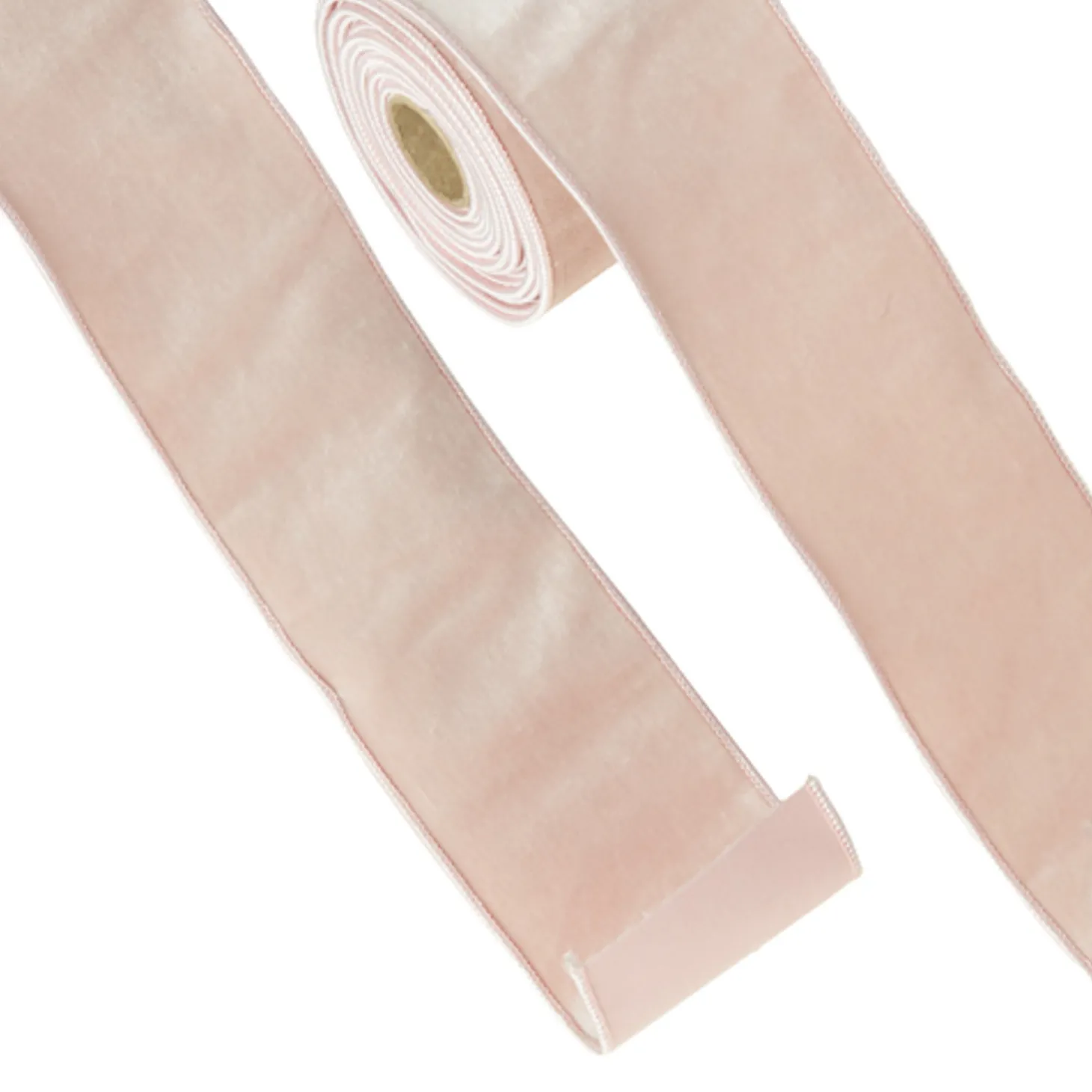 Raz 4" Pink Velvet Wired Christmas Ribbon R4371788