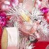 Raz 4.5" Pink Vespa Scooter Glass Christmas Ornament 4412515