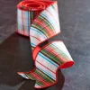 Raz 4" Plaid Wired Christmas Ribbon R4227731