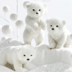 Raz 6.25" Polar Bear Cub Christmas Ornament 4250102