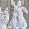 Raz 12.75" Rabbit Couple Easter Figure 4111078