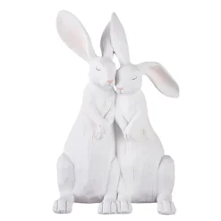Raz 12.75" Rabbit Couple Easter Figure 4111078