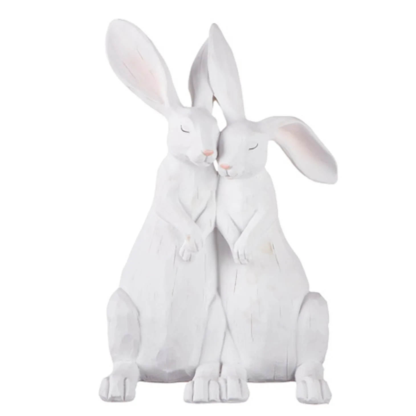 Raz 12.75" Rabbit Couple Easter Figure 4111078