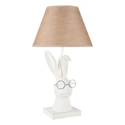 Raz 19.5" Rabbit With Glasses Easter Lamp 4111074