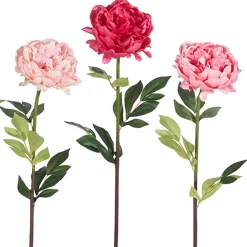 Raz 25" Real Feel Peony Stem Christmas Pick XF4002107