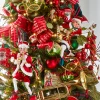 Raz 16" Red And Plaid Posable Christmas Elf Figure 4302355