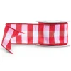 Raz 2.5" Red And White Gingham Wired Christmas Ribbon R4471809