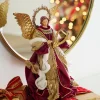 Raz 15.5" Red Angel Christmas Tree Topper 4310656