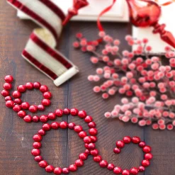 Raz 4' Red Berry Ball Christmas Tree Garland G4206719