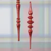 Raz 9.25" Red Finial Glass Christmas Ornament 4220893