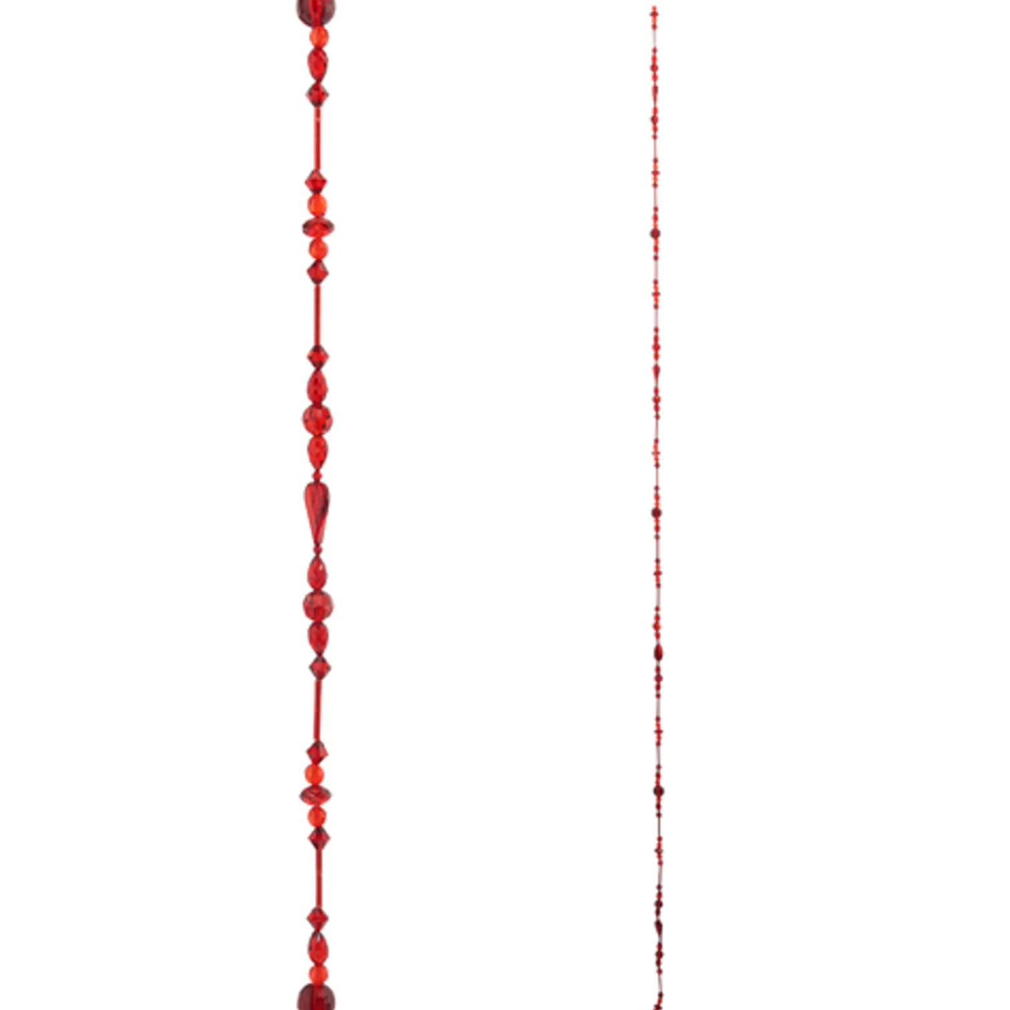 Raz 6' Red Jeweled Christmas Garland G4422920