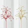 Raz 42" Red Or Gold Glittered Ball Christmas Spray