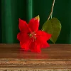 Raz 24.5" Red Poinsettia Stem Christmas Tree Accessory F4322766