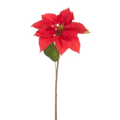Raz 24.5" Red Poinsettia Stem Christmas Tree Accessory F4322766