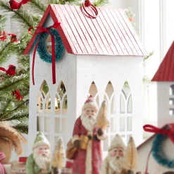 Raz 13.5" Red Roof House Christmas Decoration 4312336